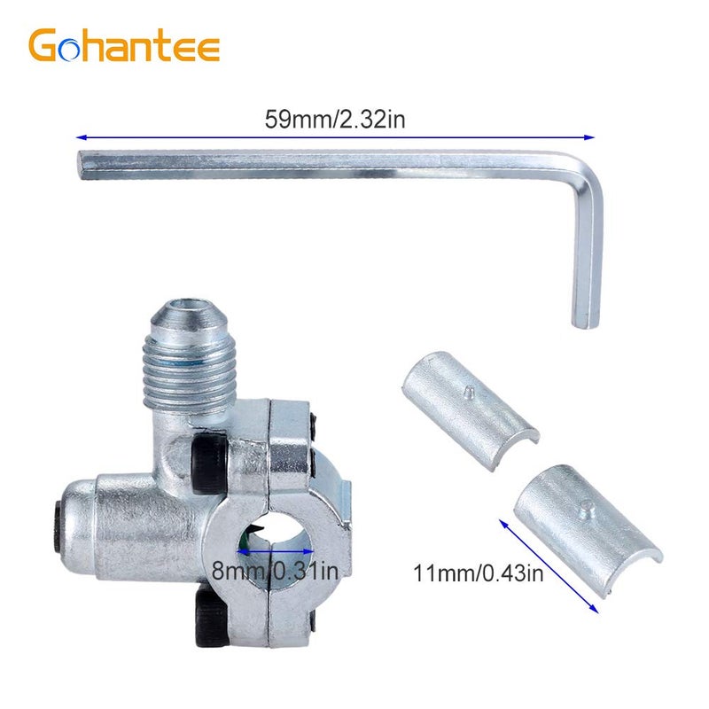 gohantee 4 Pack BPV-31 Bullet Piercing Tap Valve Kits Compatible with 1/4 Inch, 5/16 Inch, 3/8 Inch Outside Diameter Pipes, Replace for AP4502525, BPV31D, GPV14, GPV31, GPV38, GPV56, MPV31 - Image 2